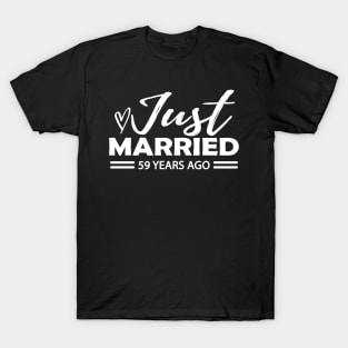 59th Wedding Anniversary - 59 years anniversary T-Shirt